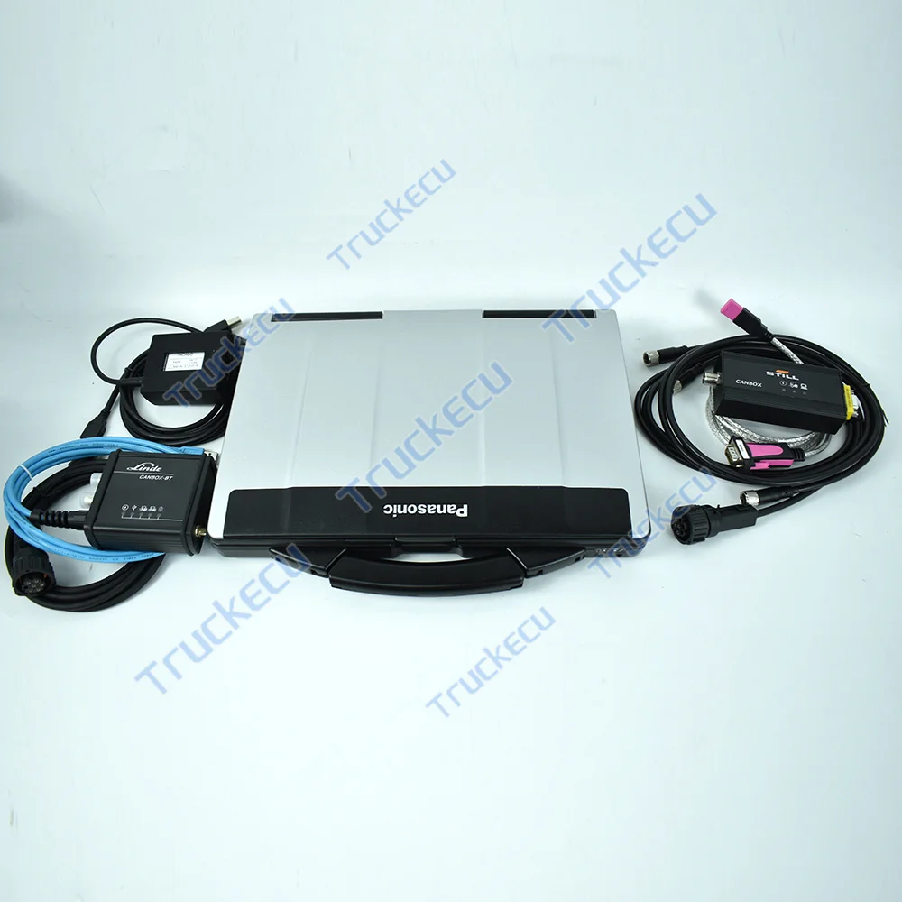 CF53 Laptop +Forklift Full Set Diagnostic Scanner Tools for Linde bt Canbox Jungheinrich Judit SH ET for Still canbox Box