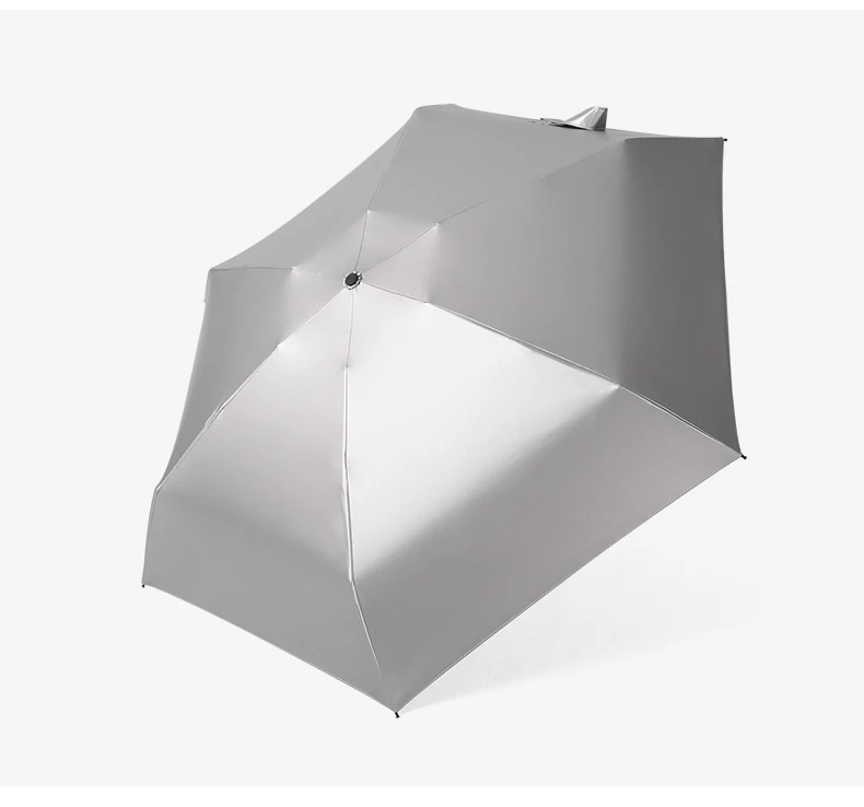 Cheap anti-uv mini 5 folding sun umbrella windproof durable custom logo capsule umbrella for ladies