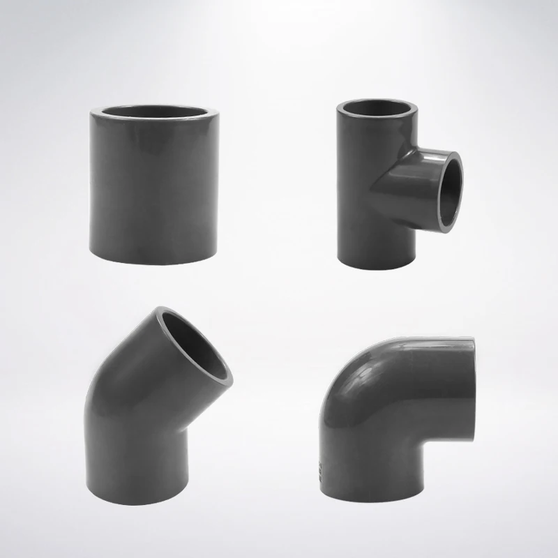 PVC-U Fitting SCH40 SCH80 compression pipe fittings coupling PVC-U elbow union tee thread plumbing materials adapter