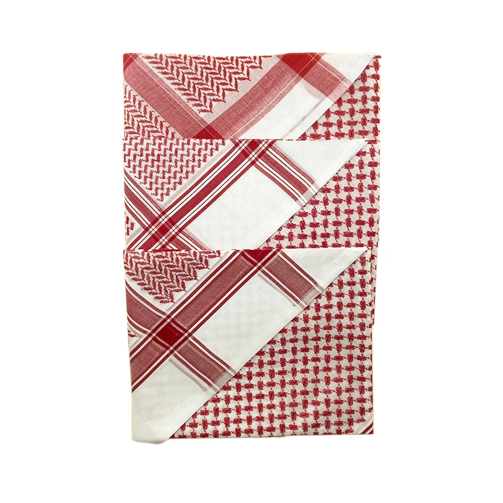 
Wholesale winter ladies wool scarf leisure wool and cashmere ladies scarf luxury brand red and white plaid pattern ladies head 