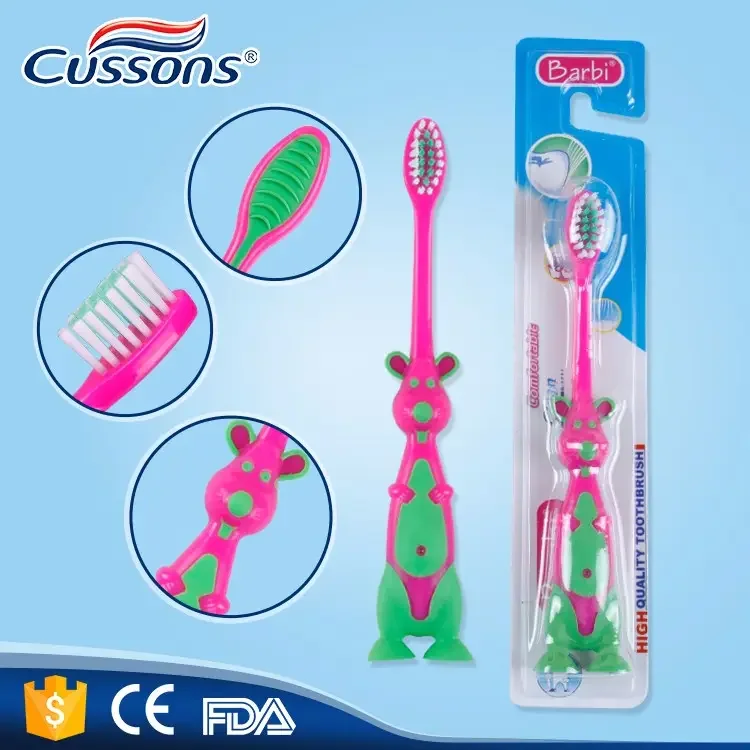 Wholesale Customized Colorful Soft Bristle Cute Cartoon Kids Toothbrush