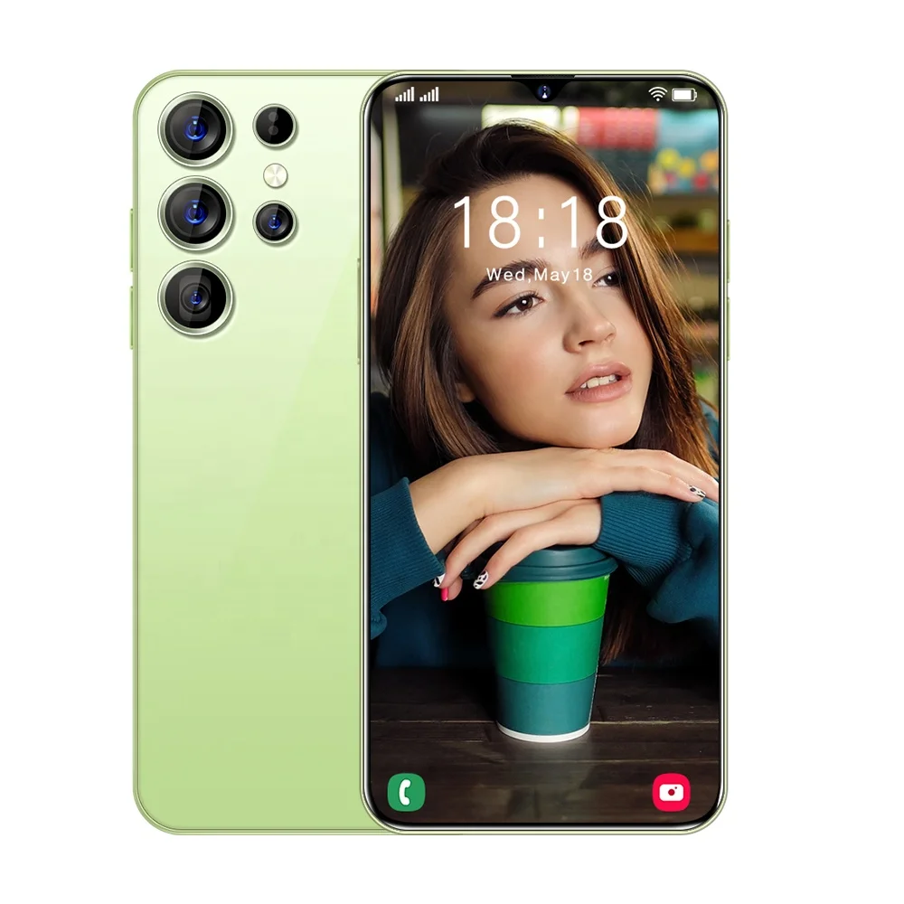 Hot Selling S24 ULTRA 7.3 inch 48MP+100MP 16GB+1TB Mobile Android 14 Smartphone 10 Core Full screen Cell Phones Large Battery