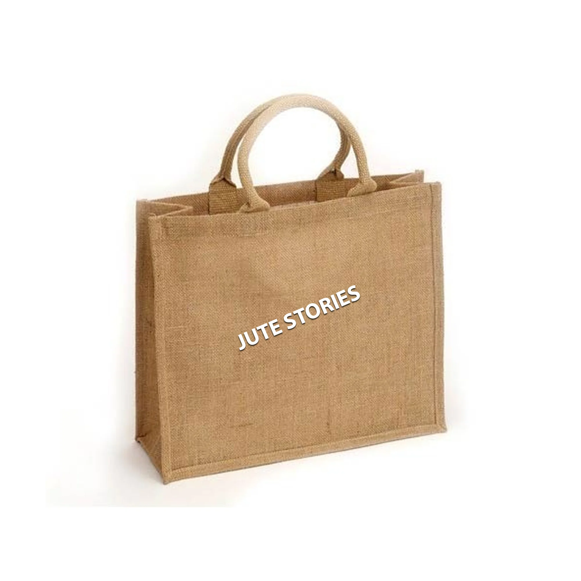 New Arrival High Quality Exported Cheap Hot Sale Reusable Custom Logo Printed Grocery Shopping Jute Tote Bags From Bangladesh