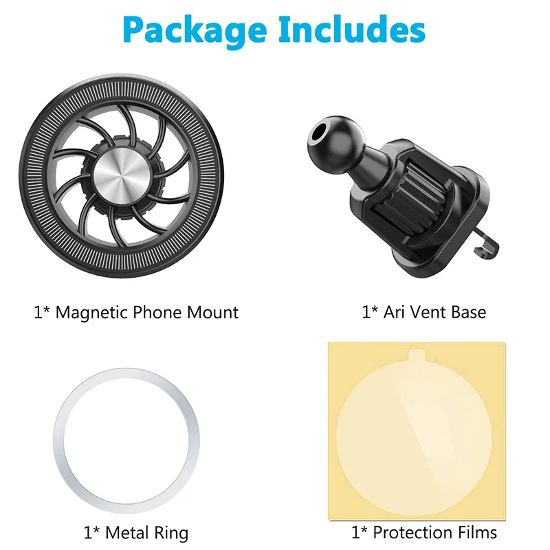 Universal good quality magnetic air vent car cell phone holder super strong magnet outlet car bracket for phone