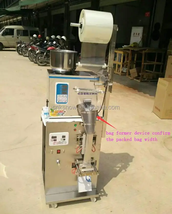 Economic back sealing automatic small tea bag packing machine for small granule powder material