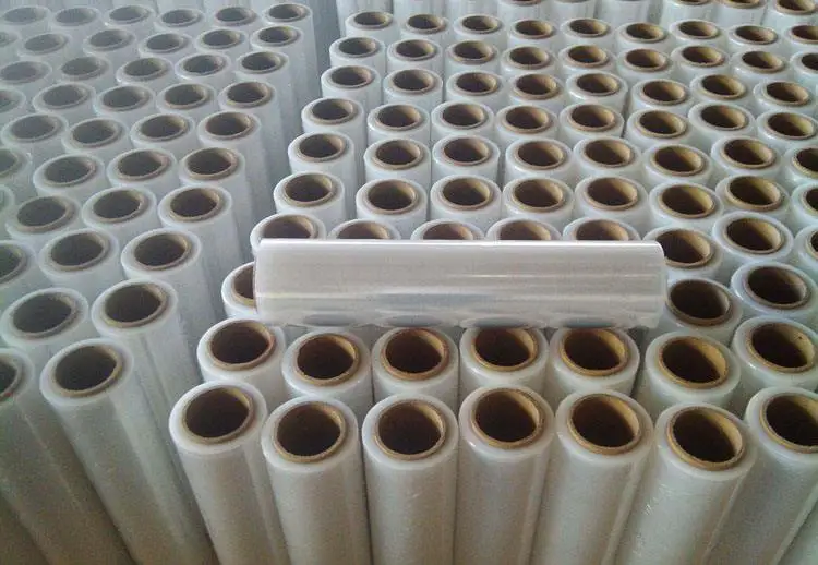 High Quality Hand PE LDPE Plastic Sticky Protect Stretch Film Transparent PE Protective Wrapping Film Manufacturer For Packing