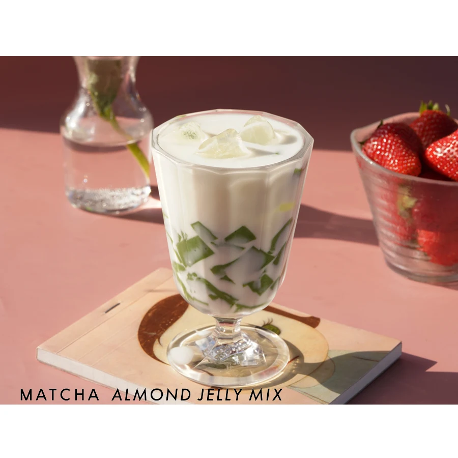 
Japan Uji matcha almond flavored agar gelatin powder Jelly for traditional desserts 