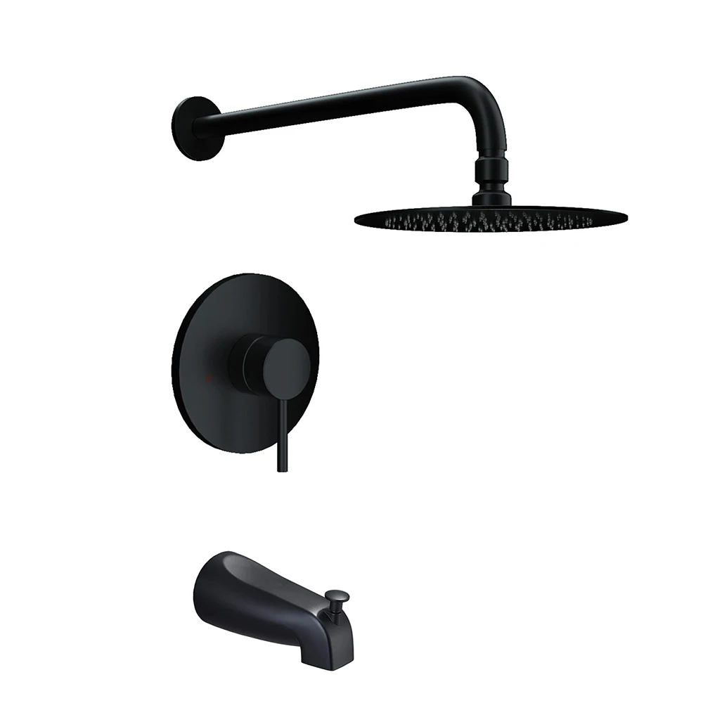 Watersense Upc Certified Pressure Balance Valve Concealed Bathroom Shower Faucet System Shower Trim Kits