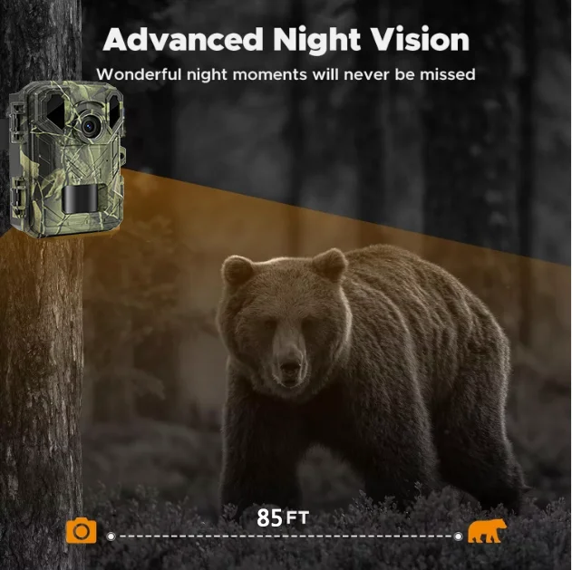 Special offer Mini versions 4K 48MP Video IR range 85ft Control Motion Activated Trail Wildlife Monitoring Detector Camera IP65