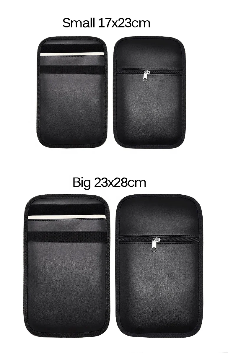 Faraday Bags Phone for Key Fob Protector Car RFID Signal Blocking GPS Anti-tracking