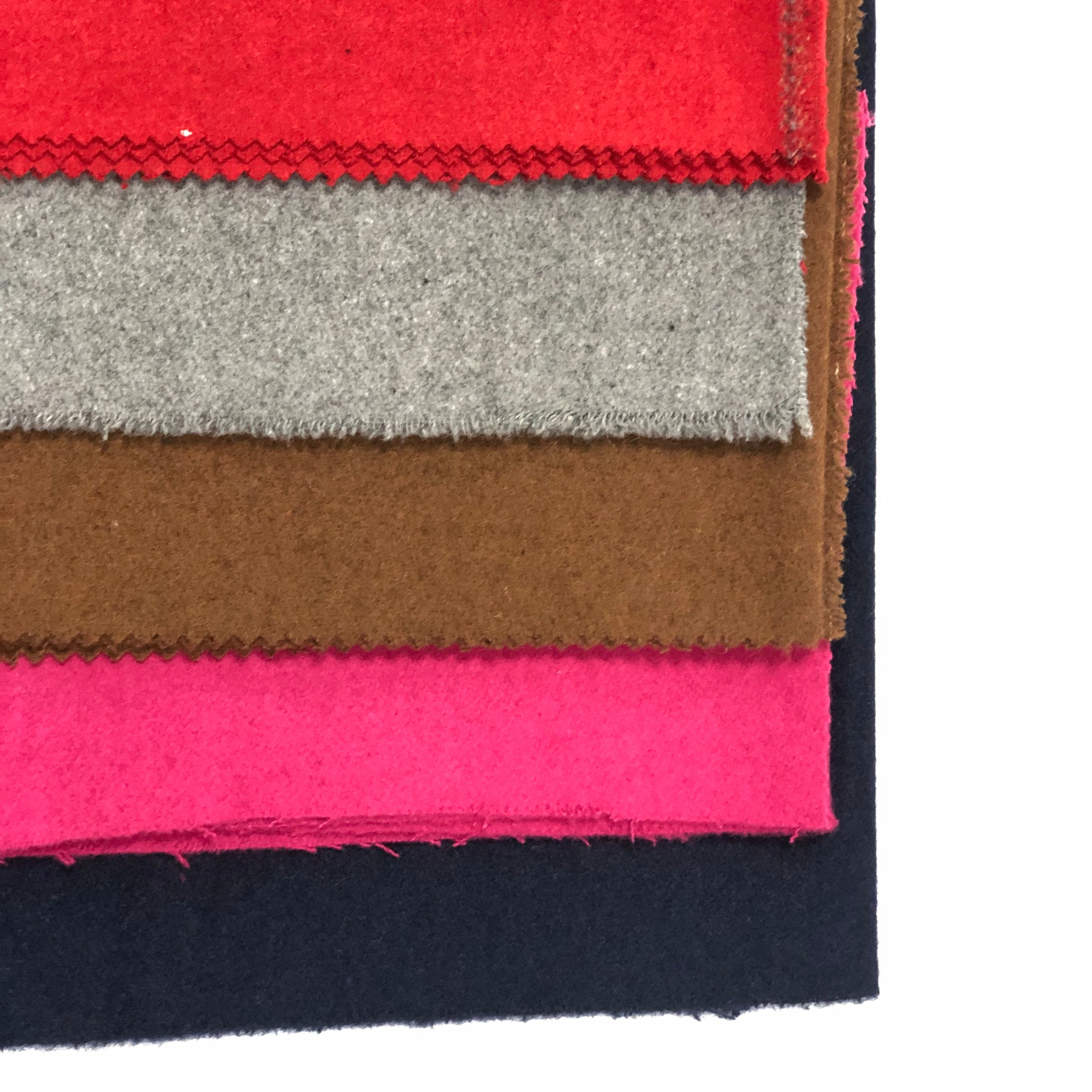 Cheap Price Ready Goods Wool Polyester Melton Fabrics For Overcoat