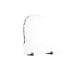 Yinsa SH012 factory directly hot sale 20*20cm Slate-Door Shaped blank sublimation 3D decoration rock photo slate