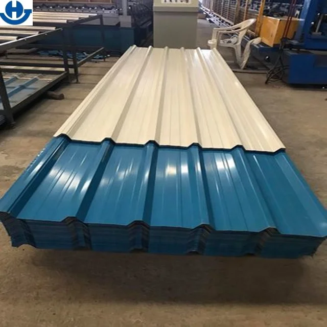 High Strength Zinc 275g/m2 Color Coated Aluzinc Steel Corrugated Iron Roofing Sheets And Prepainted Trapezoid Roofing Sheet