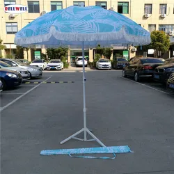 Bellwell Your Satisfied Wholesale Beach Umbrella with Fringe