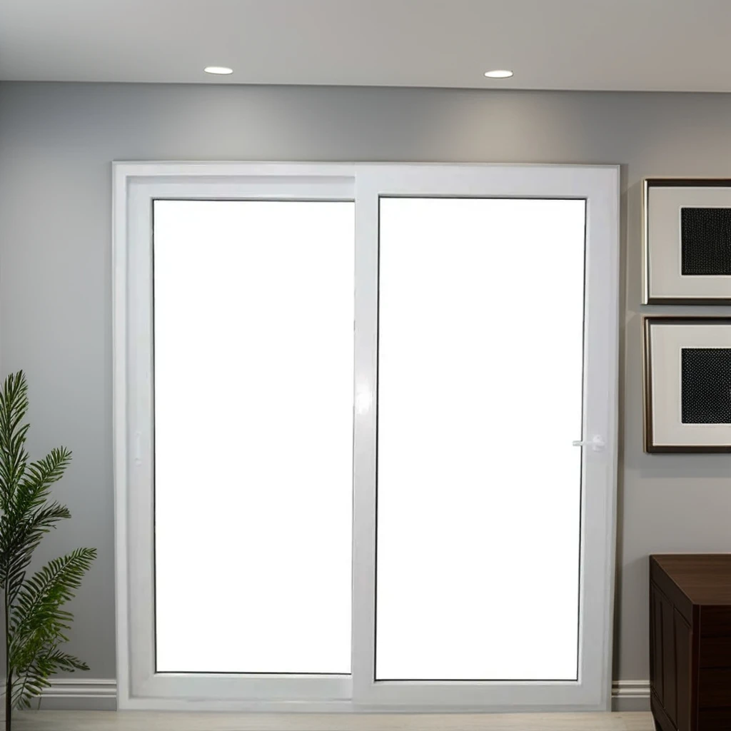 High Quality UPVC Customized Aluminum Double Glass Windows Modern Design Interior Swing Door Side Opening for Interiors