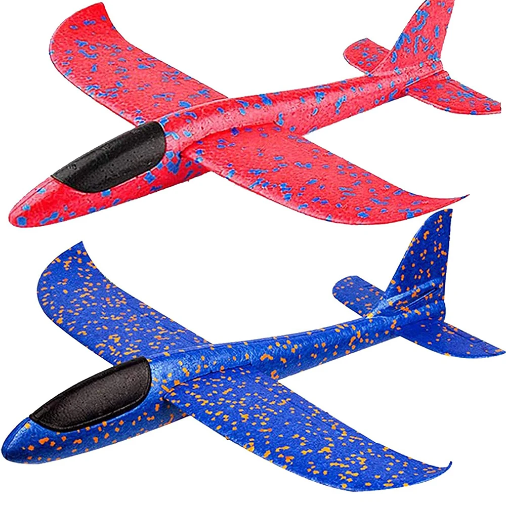 Foam Glider Airplane Mini Throwing Plane Flying Sports Games Foam Throwing Plane Airplane Toys Funny Toys