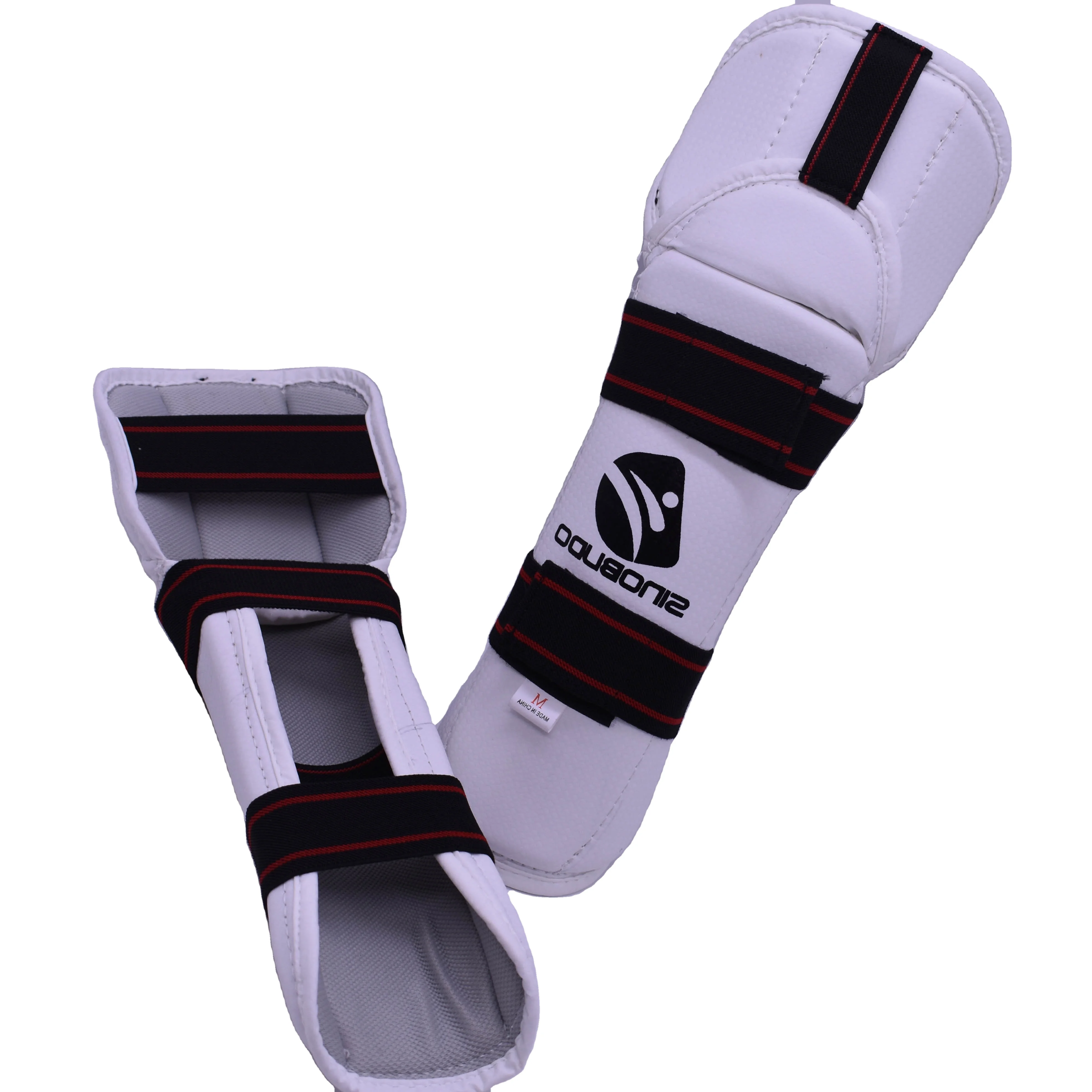 Professional leather taekwondo shin guard arm guard for sale