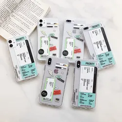 Custom Clear Transparent Phone Case Customised Logo for iPhone All Brand Smart Phone Samsung Huawei Xiao Mi Redmi Moto Vivo Oppo