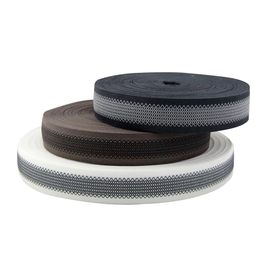 Mattress accessories woven pattern polyester mattress edge tape