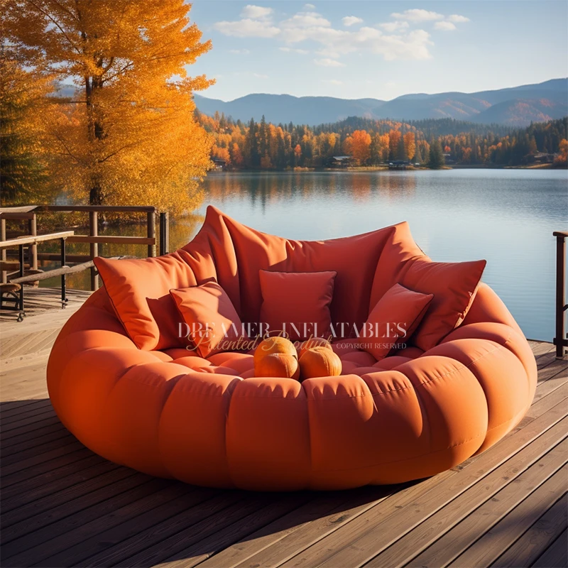 New design sofa and bed folding air sofa pumpkin sofa, indoor reading room living room outdoor travel camping