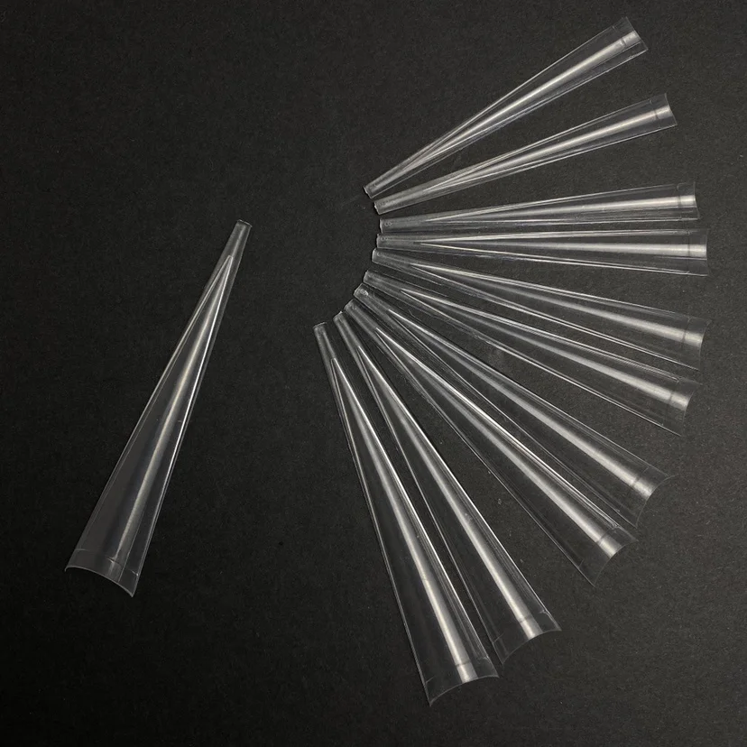 4Xl сверхдлинный острый тонкий наконечник для ногтей прямой Акриловый Прозрачный Искусственный получехол накладной 3XL очень