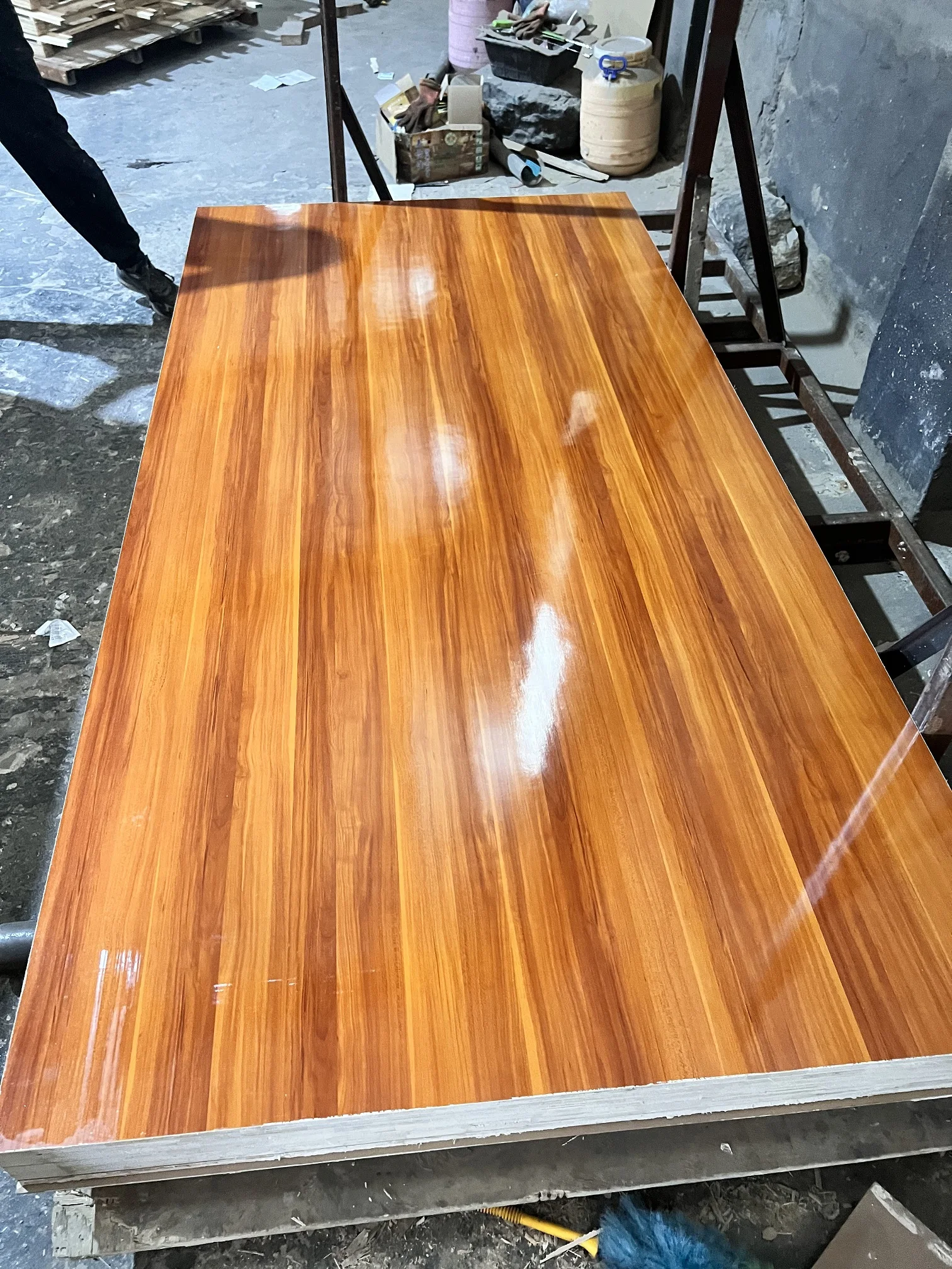 high glossy uv melamine mdf sheet price 1220X2440X16mm/17mm/18mm to nigeria market