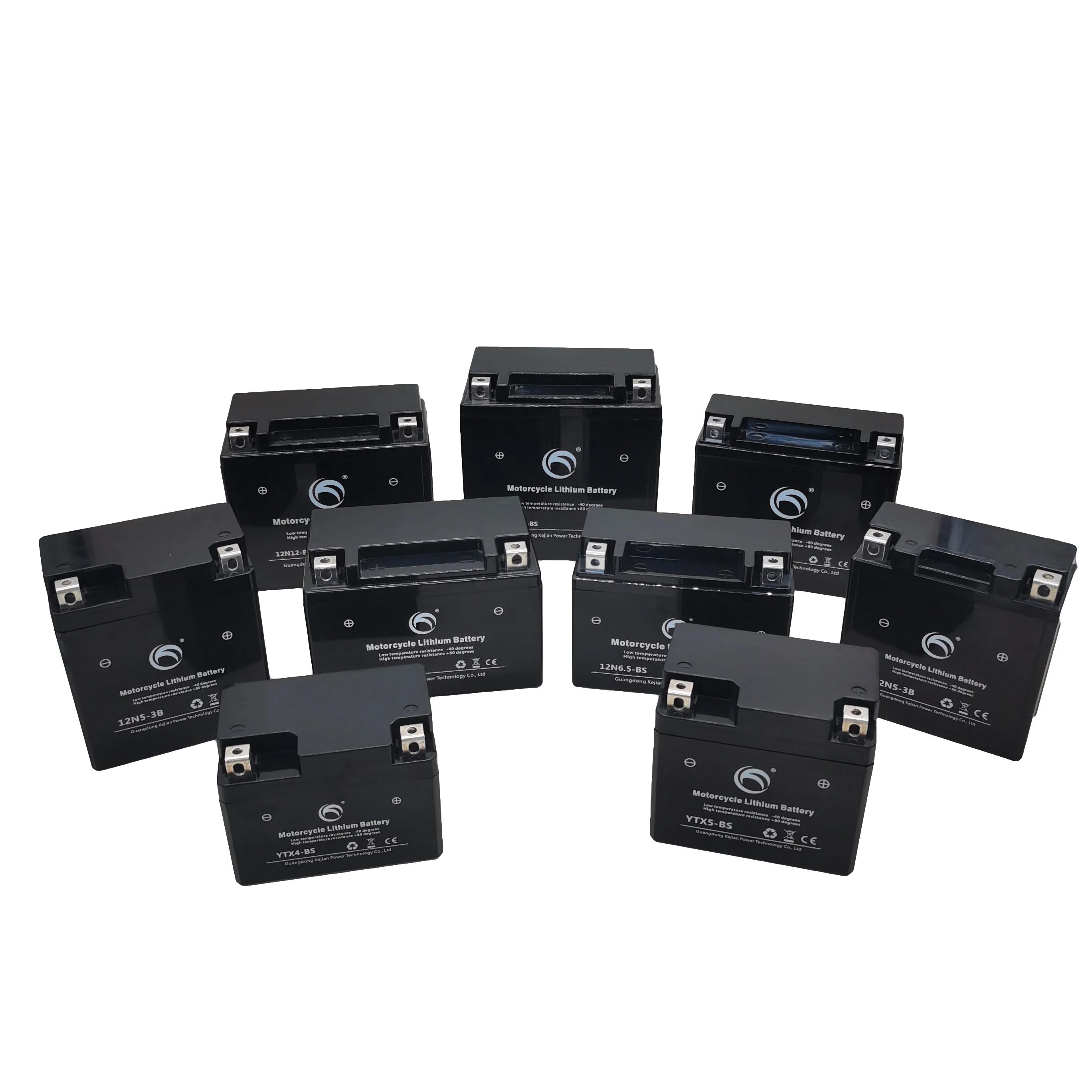 Wholesale OEM ODM Cold Resistance12 Volt Solid State Generator Lithium Motorcycle Start Cranking 12V 5AH YTX5-BS Batteries