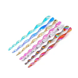 Reflective Bird Deterrent Rods 7 color 30cm Hanging Bird Repellents Reflective Wind Spiral Rod Garden Anti-bird Protection