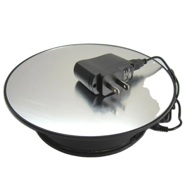 Вращающаяся вращающаяся батарея 20 см/25 см/30 см в диаметре подставка для витрины с зеркалом ювелирных изделий и часов