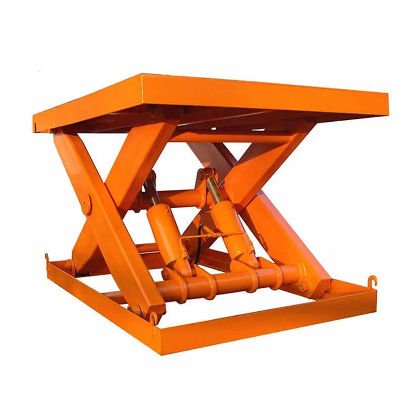 Hydraulic Electric Type 1t 2t 3t 4t 5t Portable Fixed Mechanical Stationary Scissor cargo Lift table warehouse cargo lift