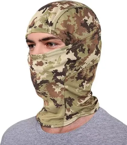 Camo Face Mask Balaclava Hood Headwear For Men Women Tactical Training Cycling Wind-resistant Ski Mask