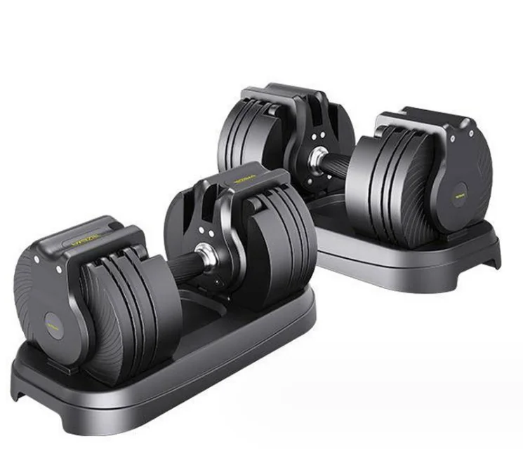 Fitness equipment smart adjustable dumbbells Automatic and fast adjustable weight dumbbells for men and women