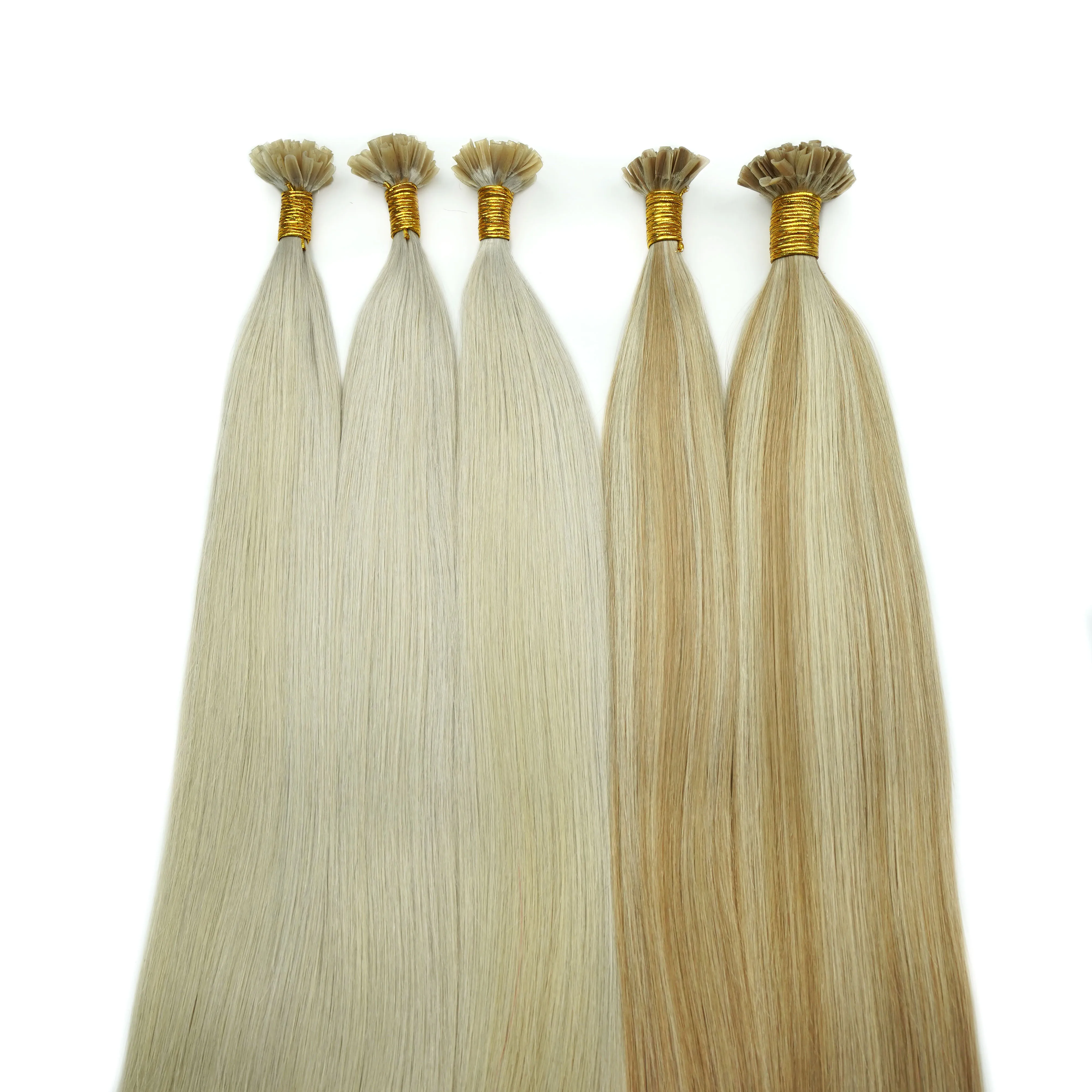 Wholesale Double Drawn Italian Keratin Prebonded U Tip Hair Extensions Virgin Human Hair