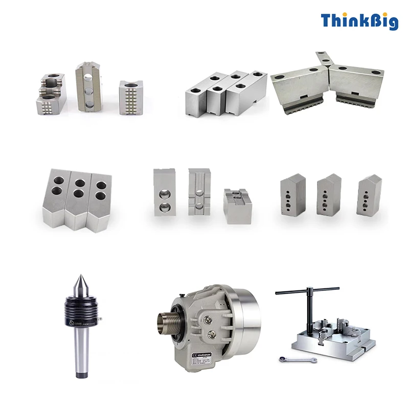 Aluminum Soft Jaw 4 inch Hydraulic Power 3Jaw Chuck For CNC Lathe Accepts Customization