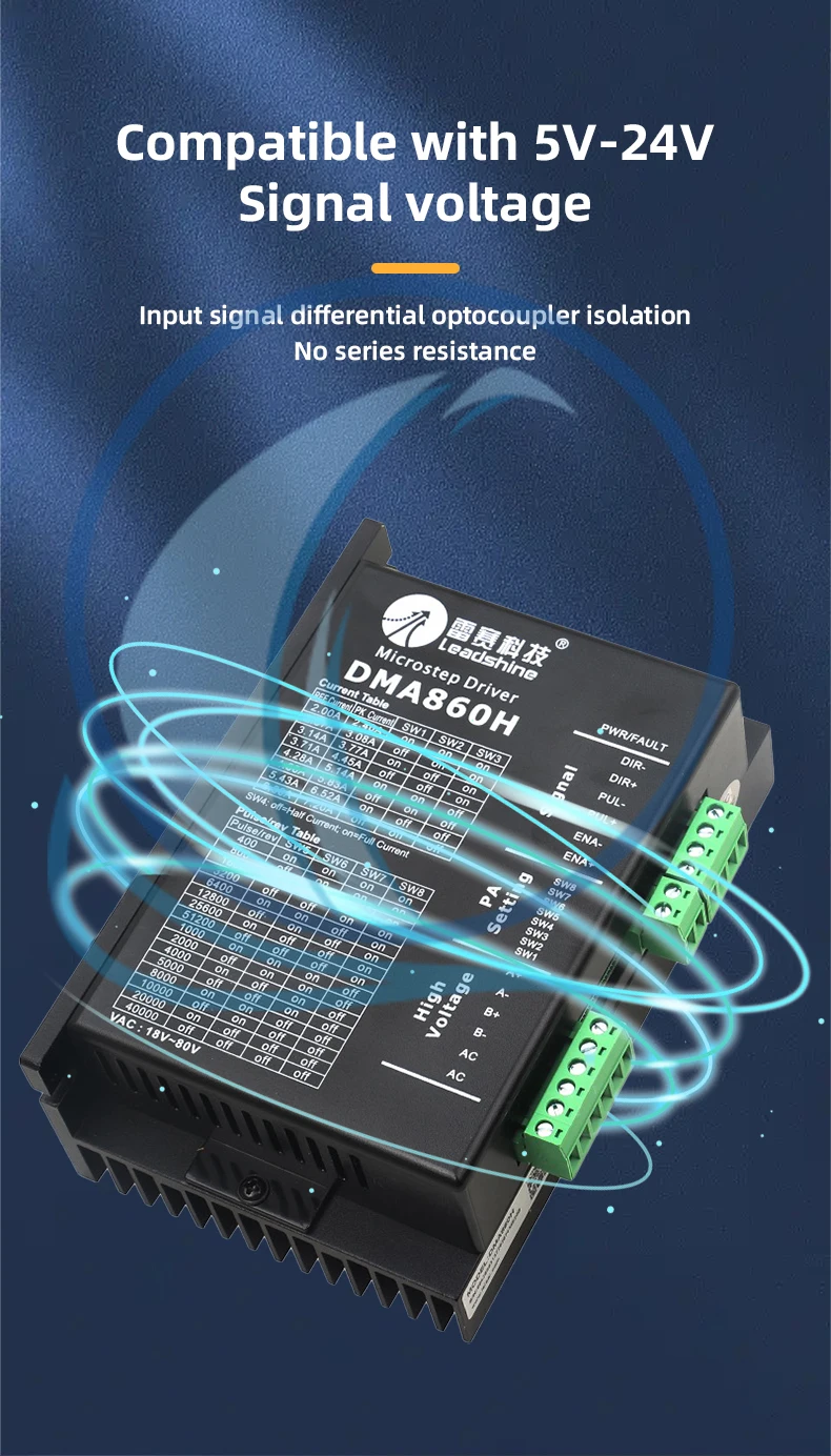 New CNC Engraving Machine Nobel ACT Single Axes Two Phase Hybrid Stepper Motor Controller Stepper Driver Stepper Motor