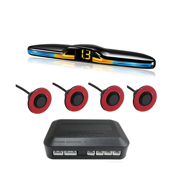 Оригинальный Автомобильный светодиодный датчик парковки 16 5 мм автомобильный детектор Парктроник дисплей система заднего хода радар монитор