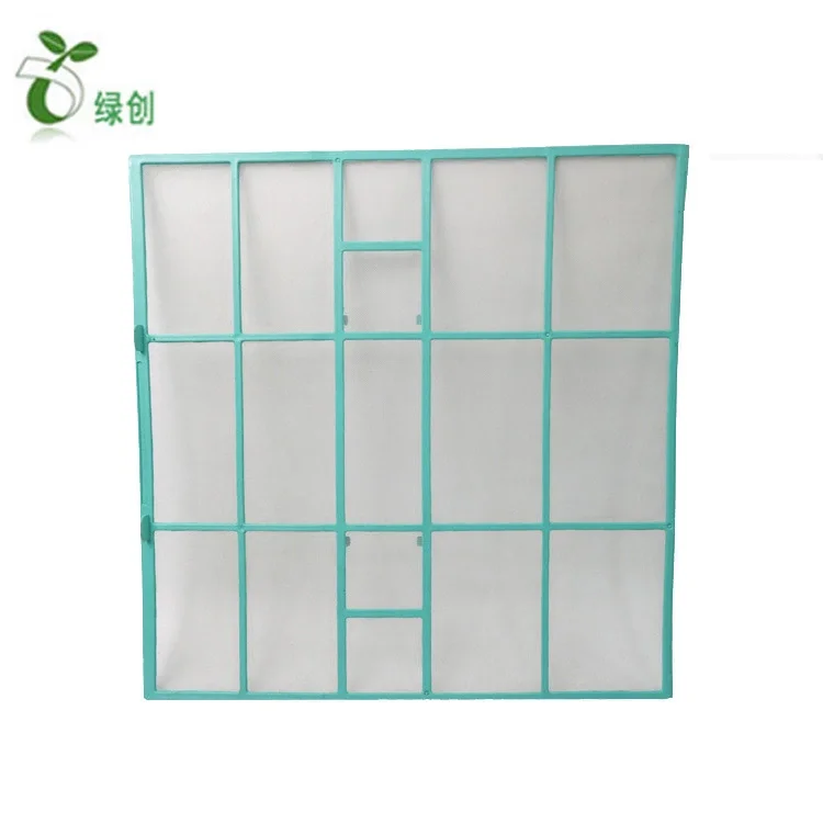 Washable air conditioner filter dust plastic frame nylon mesh filter