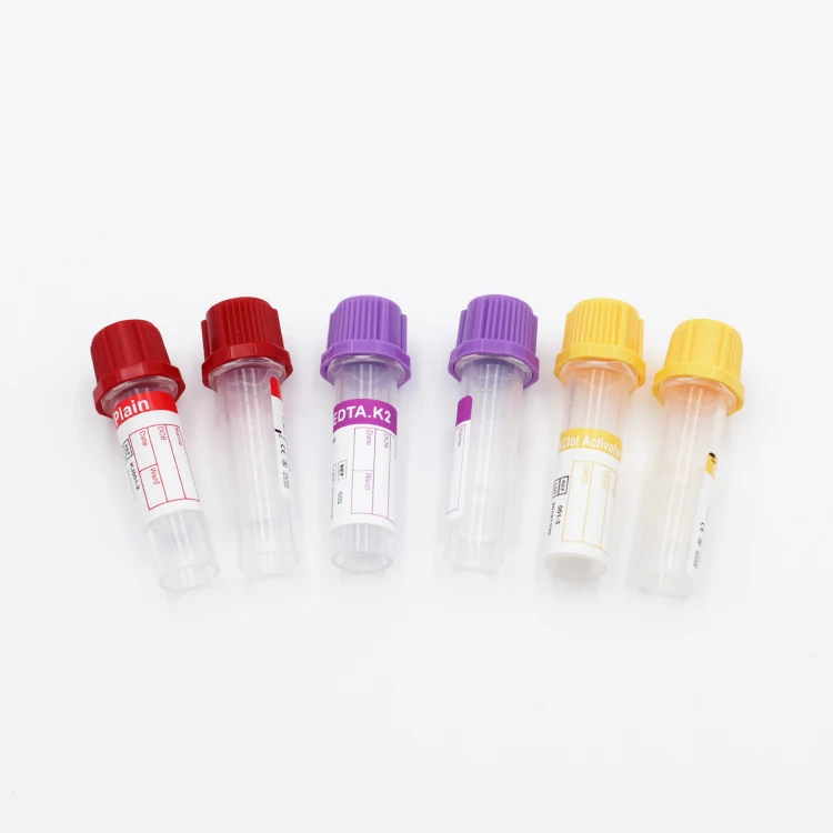 Pediatric 0.5ml 1ml Vacuum Micro Capillary Mini Blood Collection Tube