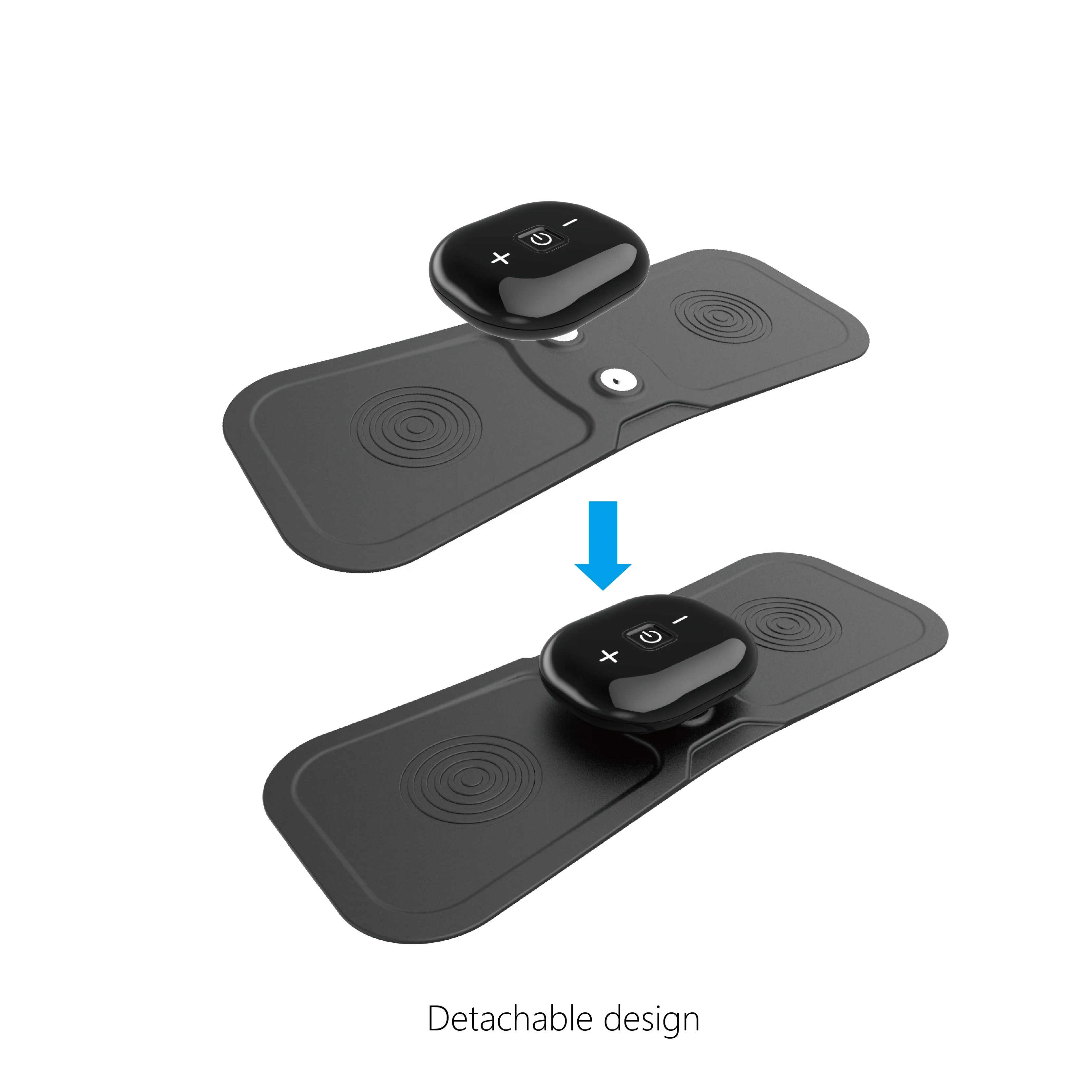 Электрический умный фитнес-массажер с зарядкой от USB для