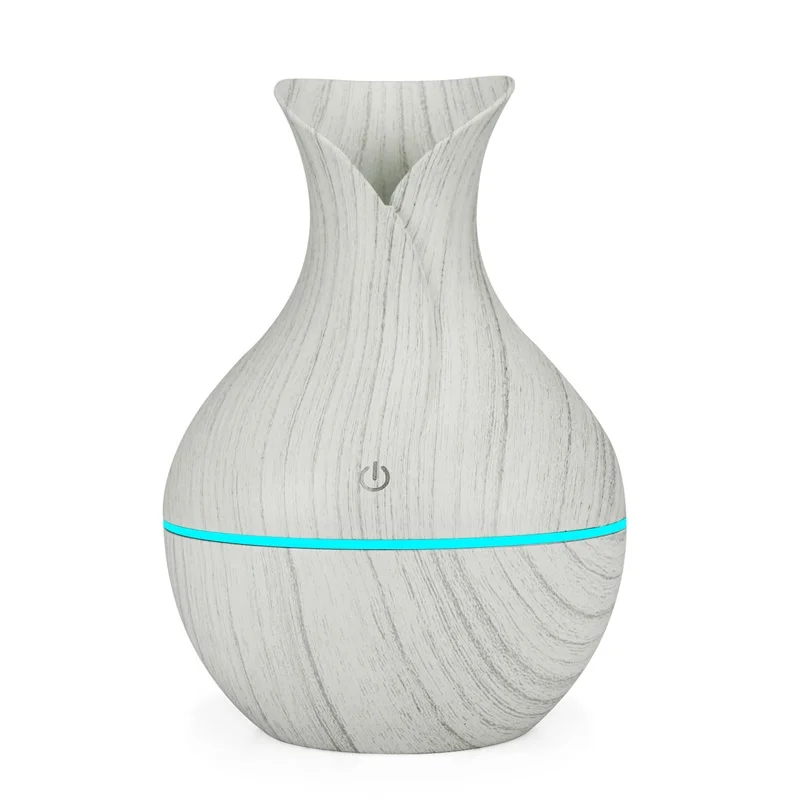 
130ML USB Mini Air Humidifier Essential Oil Ultrasonic Car Aroma Diffuser with Night Light 