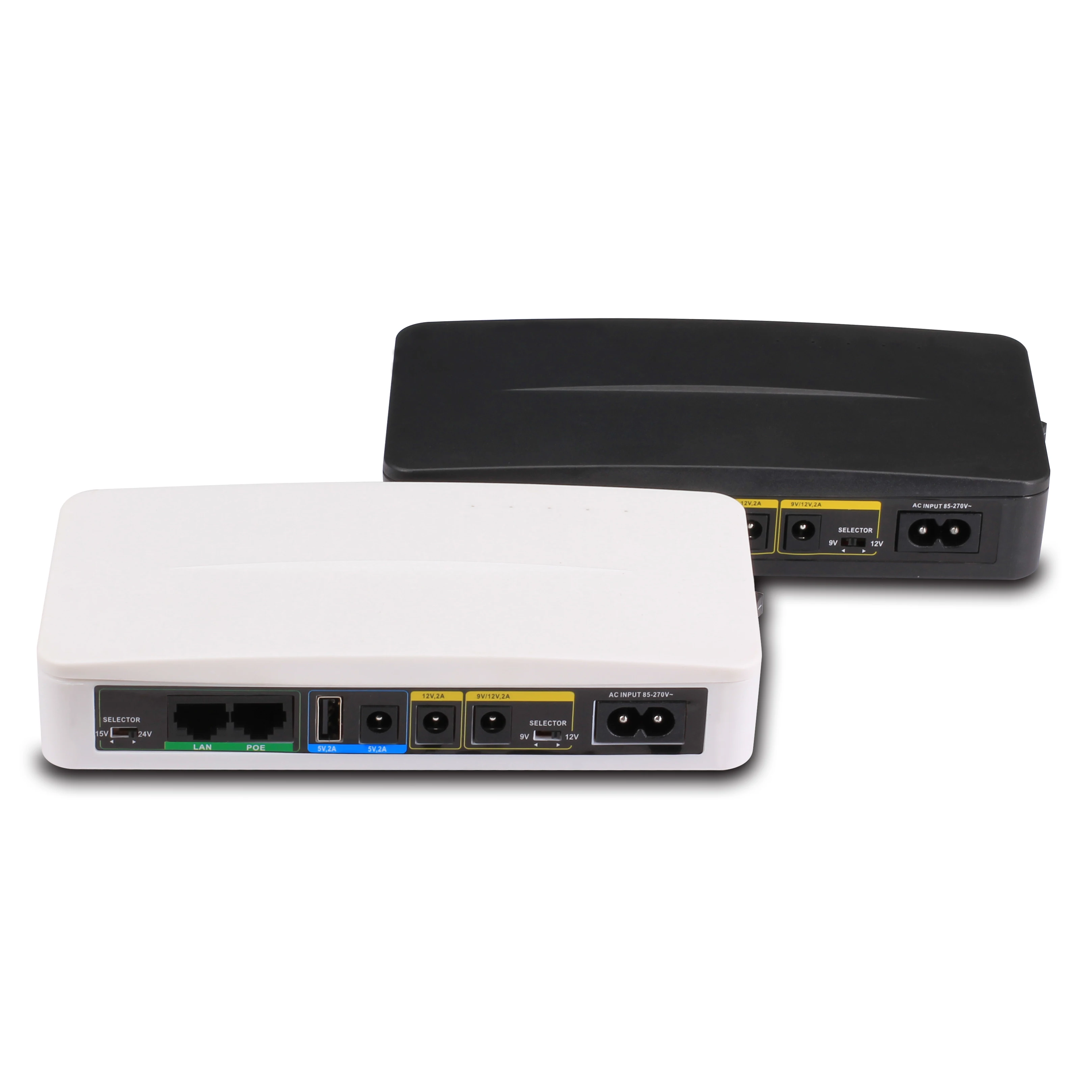 Mini UPS 12V 5V 9V POE 24V DC Output 10000mAh for WIFI Router Module Modem DC UPS for Back up Power Supply