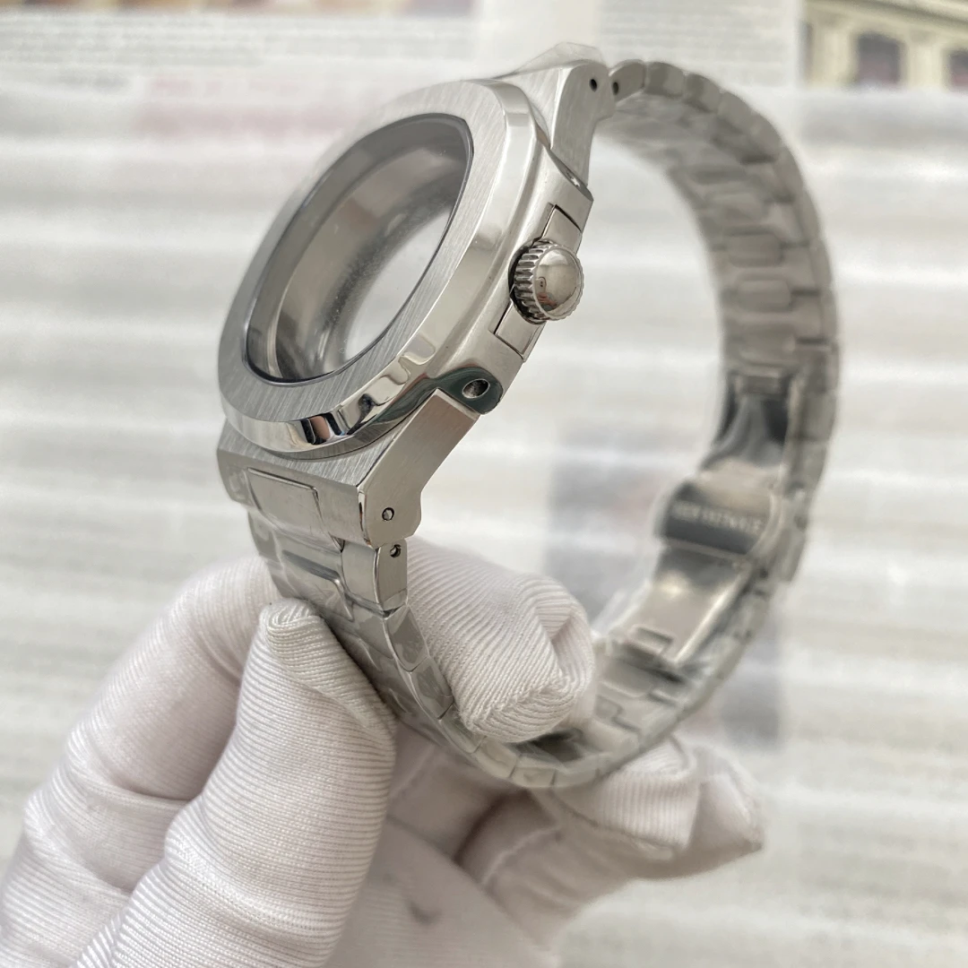 41mm Fit 30.5mm Dial Waterproof Full 316L Stainless Steel Boitier Nh36 nh35 Nautiluss Watch Case