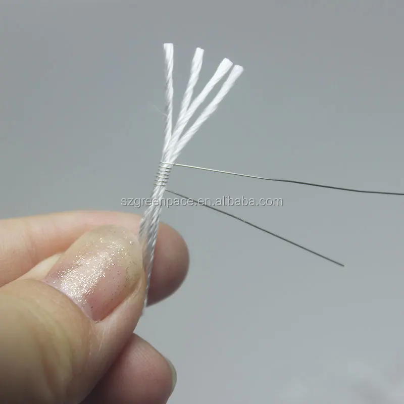 Factory Custom e cigarette premade vape coils cotton/ceramic wire coil for disposable pod device