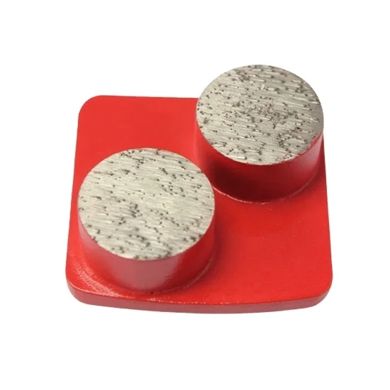 Double Rounds Redi Lock Diamond Metal Floor Polishing