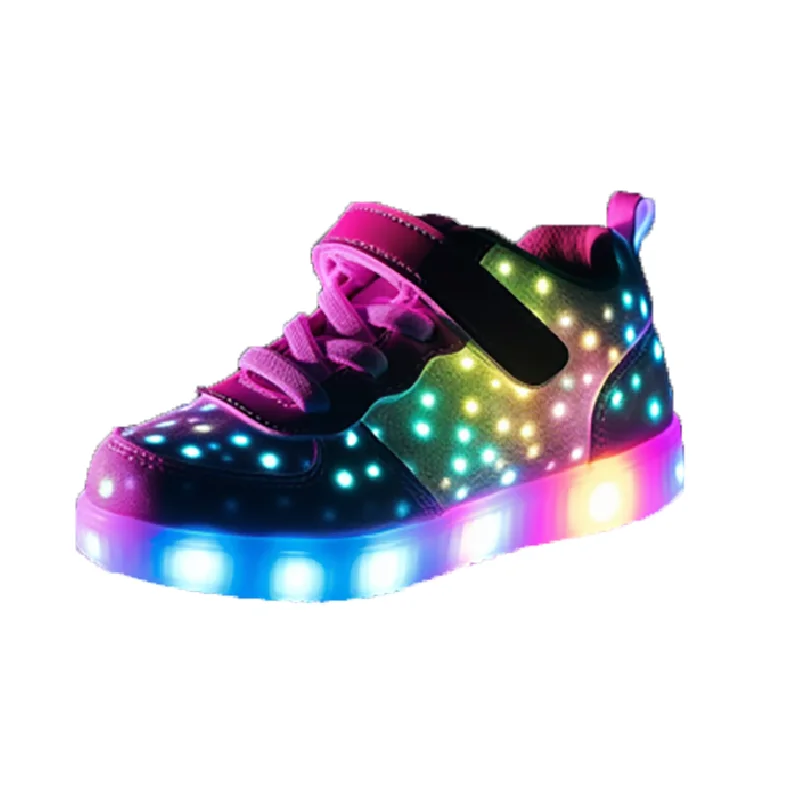 FREE SAMPLE China manufacture Lightweight LED Shoes lights Sneakers glowing Luminous light flashing Newest design