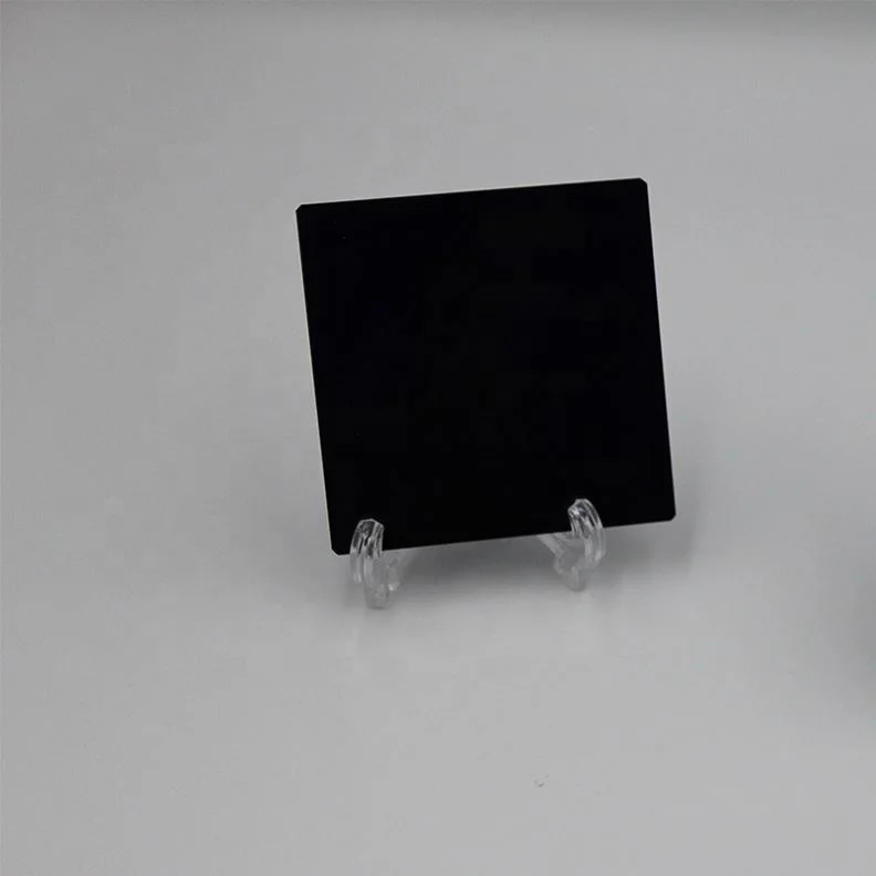 Customize Shape Infrared black optical UV filter glass ZWB1 U340