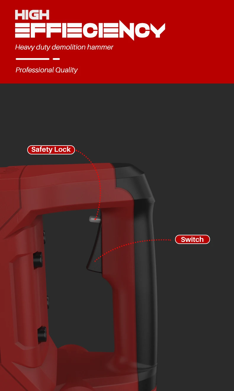 LN 105T 1450W AVT Electric Heavy Duty Demolition Hammer