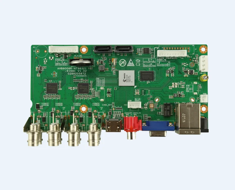 High Quality 8CH XM 6-in-1 Hybrid CCTV DVR PCB MainBoard  AHD Surveillance Security CCTV Recorder board