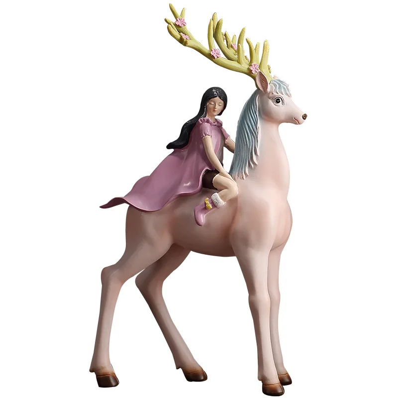 Girl Ornaments Entrance Christmas Decor Living Room