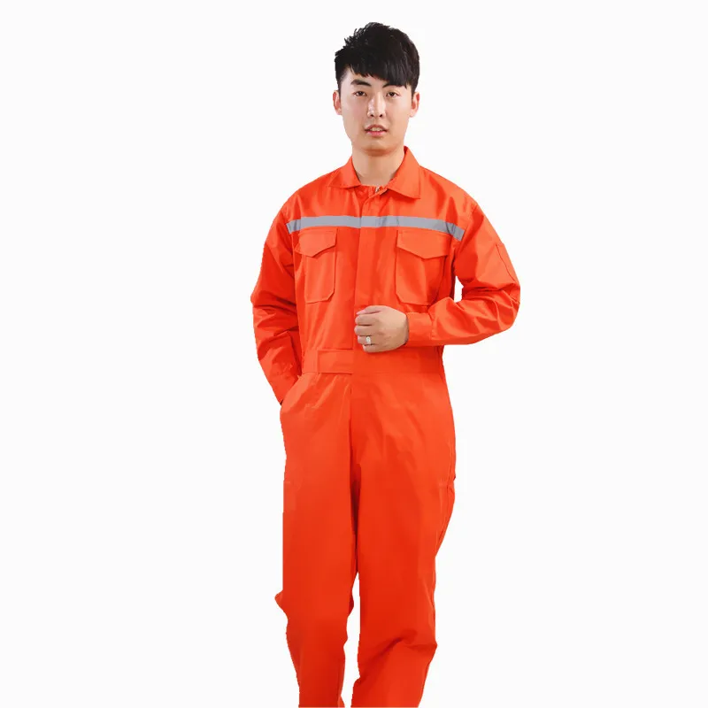 
Reflective Strip Overalls Sets Polyester Cotton Unisex Work Wear customized 